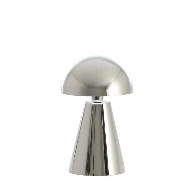 Rechtstreeks Van De Fabrikant Light & Living - Surrina tafellamp Ø26x41 cm - glans nikkel