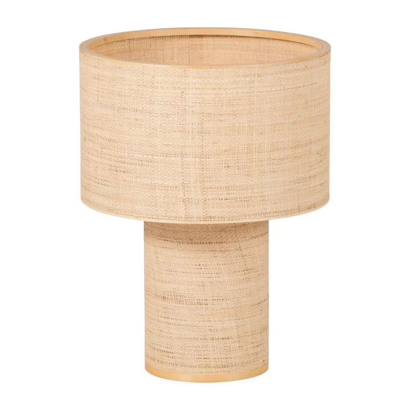 WOOOD Syro Tafellamp Ø 42 CM - Raffia - Naturel - 55x42x42 Goedkoop