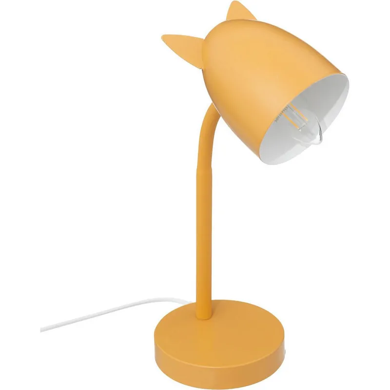 Tijdelijk Beschikbaar Atmosphera Tafellamp oortjes - geel - 18 x 31 cm - bureaulamp