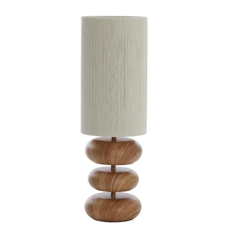 Tafellamp Danialo - Naturel - Ø22cm Nu Kopen