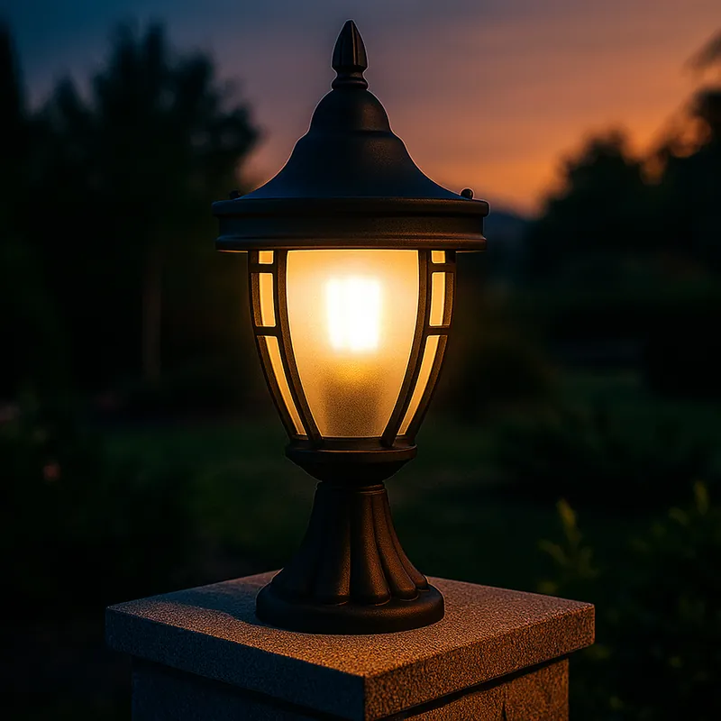 Finale Uitverkoop Staande lamp, metaal, zwart, IP44, D 18,2 cm