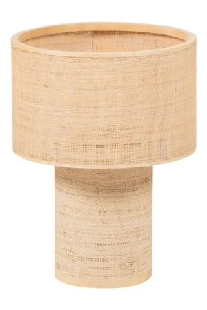 WOOOD Syro Tafellamp Ø 28 CM - Raffia - Naturel - 38x28x28 Snelle Levering