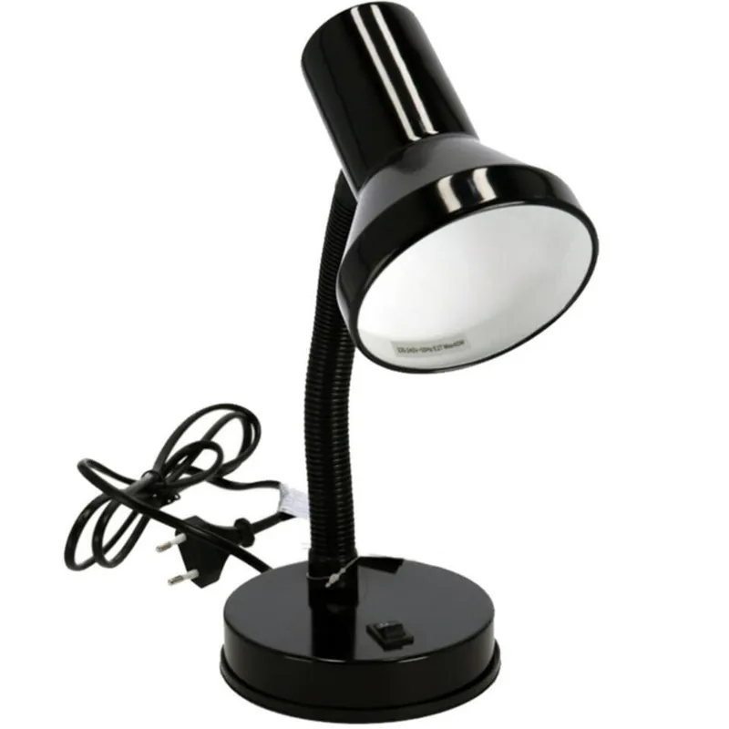 Actieprijs Gerimport Bureaulamp - zwart - 13 x 30 cm - buigbaar