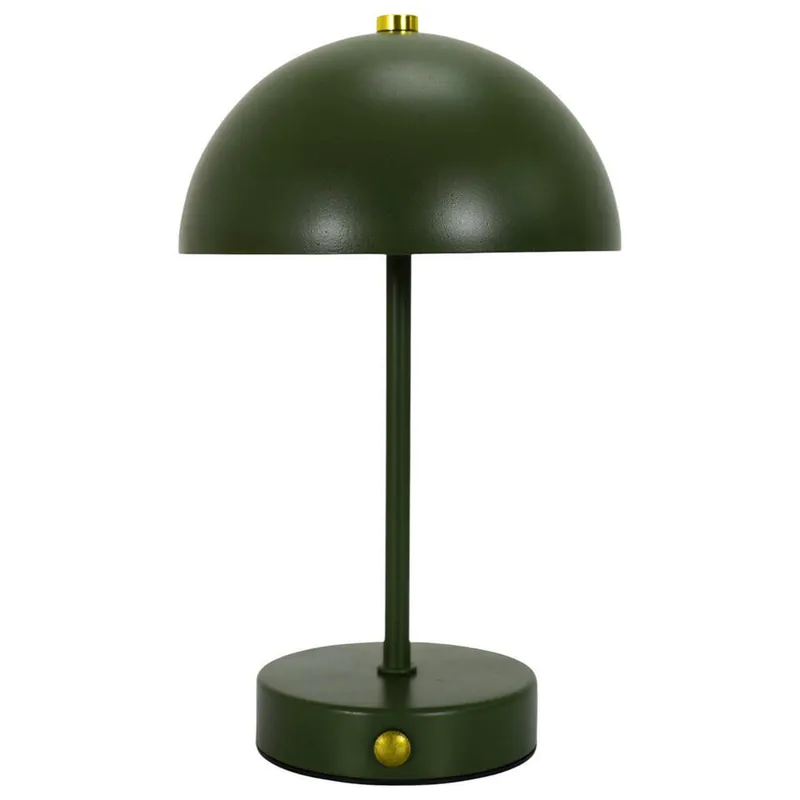 Dagaanbieding Home Deco Factory LED tafellamp - groen - metaal - 25.5 cm