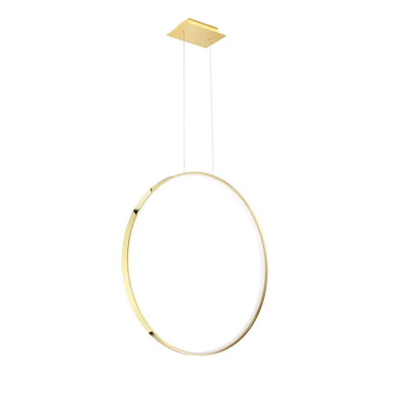 LED hanglamp, aluminium, goud, 5520lm, 50W Aanbieding