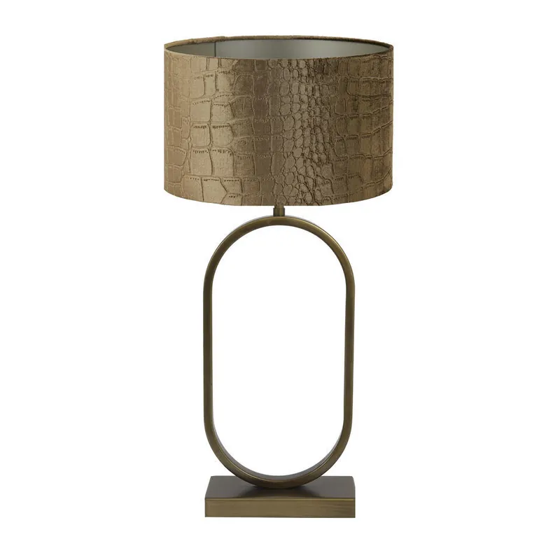 Gratis Verzending Tafellamp Jamiri/Praya - Ant, Brons/Bruin - Ø30x67cm