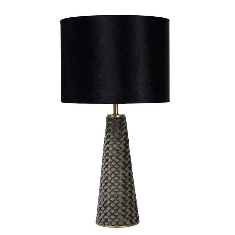Hete Deal Lucide tafellamp Extravaganza Velvet - zwart