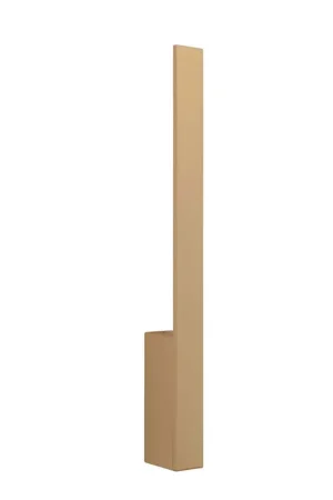 Alleen Vandaag LED wandlamp, aluminium, goud, H 50 cm, 4000K