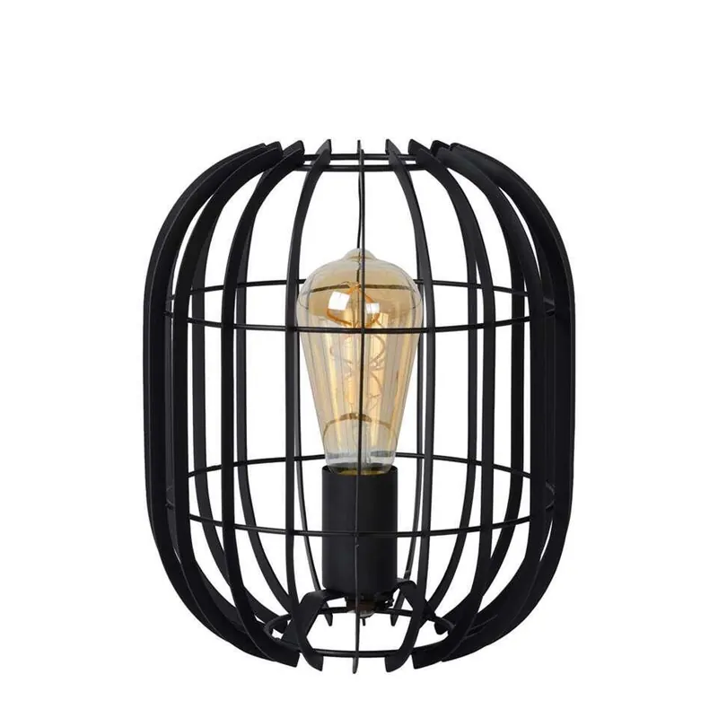 Lucide tafellamp Reda 22x22x26 cm - zwart Gratis Verzending
