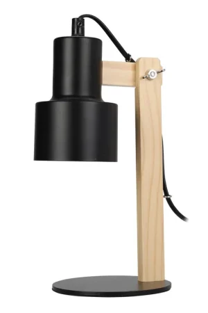 Home & Styling Tafellamp/bureaulampje - metaal - zwart - 32 cm Uitverkoop