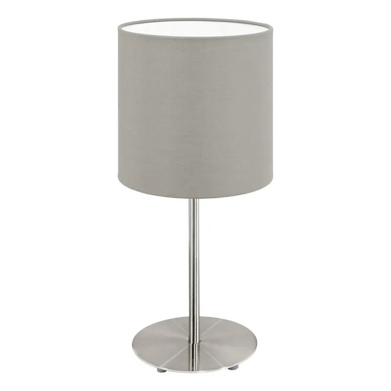 EGLO Pasteri Tafellamp - E14 - Textiel - Taupe Superprijs