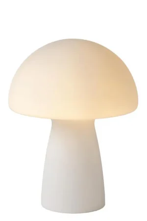Aanbieding Lucide FUNGO Tafellamp - Opaal