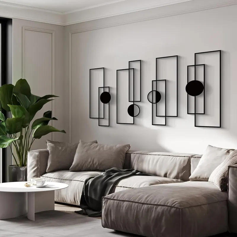 FashionLines - 4-delige Fashion-Thema Metalen Muurkunst Beperkte Voorraad