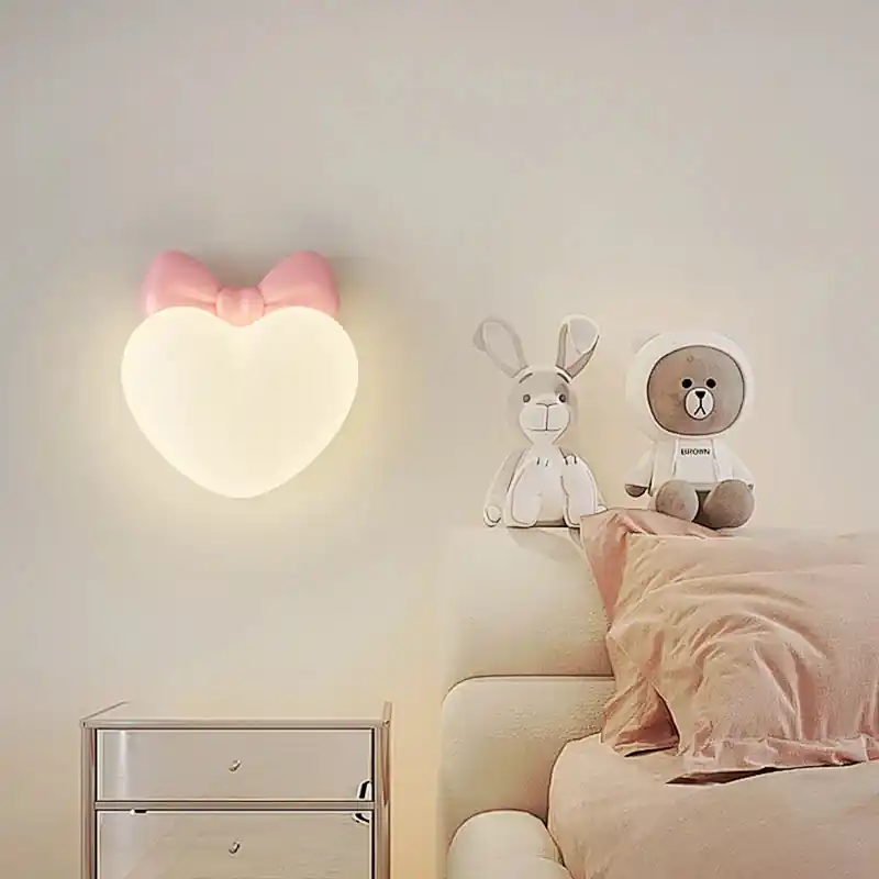 LoveLicht - Roze Kroon Wolk Hart Ontwerp LED Bedlampje Uitverkoop