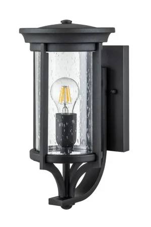 Voordeelprijs Buitenlamp, wandlamp, stalen glas, H 38,8 cm