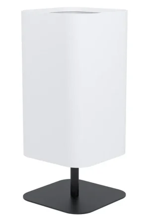 Actieprijs EGLO Guerima Tafellamp - E27 - Textiel - Zwart/Wit