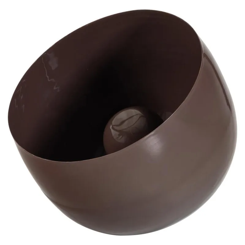 WOOOD Mero Tafellamp 34xØ35 cm - Metaal - Hoogglans Bruin - 34x35x35 Laatste Kans