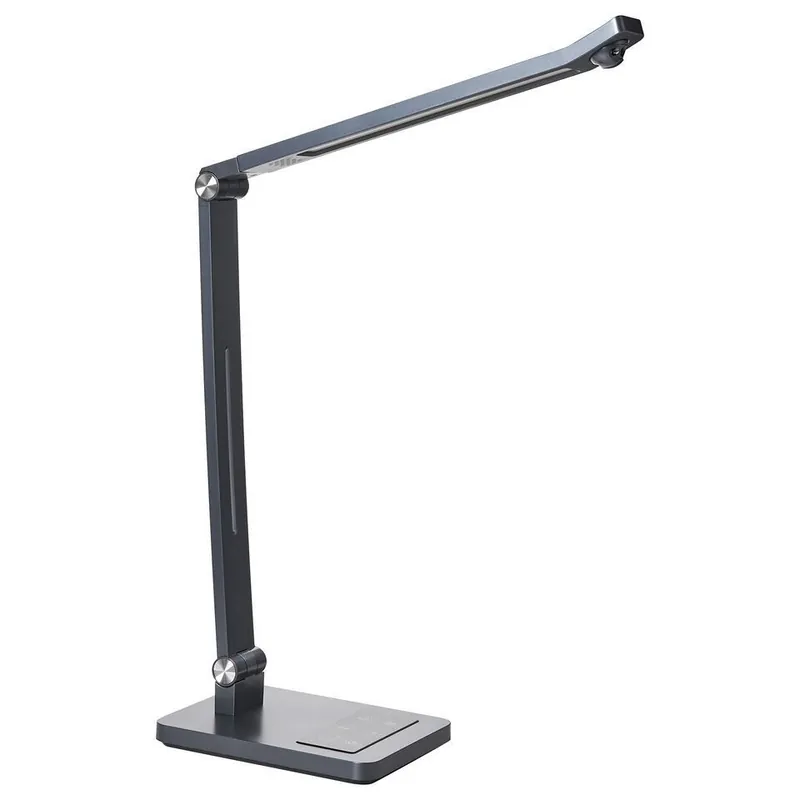 LEPUS - Bureaulamp LED - Donkergrijs - Synthetisch materiaal Exclusieve Aanbieding