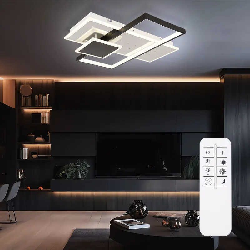 Gratis Retour LED plafondlamp, dimbaar, afstandsbediening, CCT, L 50 cm