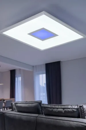 Weekendaanbieding RGB LED-paneel, 2600 lm, CCT, afstandsbediening, dimbaar, L 45 cm