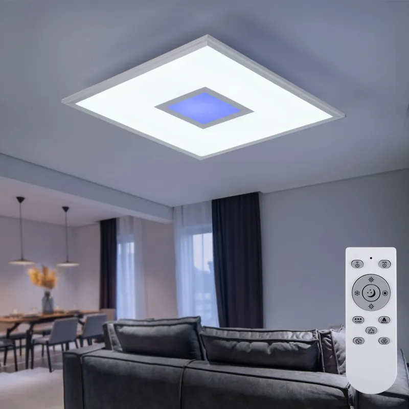 Weekendaanbieding RGB LED-paneel, 2600 lm, CCT, afstandsbediening, dimbaar, L 45 cm