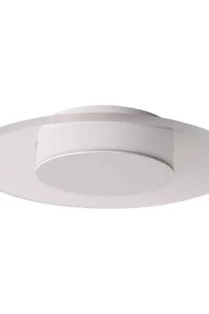 LED plafondlamp, metaal, wit, dimmer, D 29 cm Must-Have