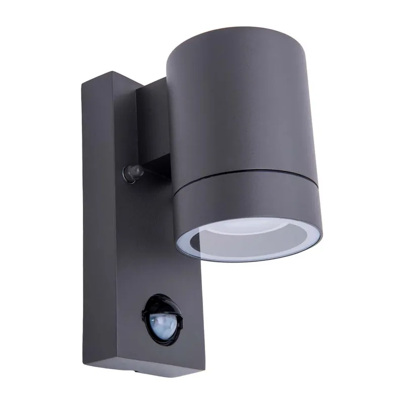 Favoriet Buitenwandlamp, bewegingsmelder, antraciet, H 12,5 cm