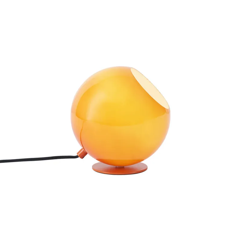 Qazqa tafellamp met glas mabel oranje e27 Exclusieve Aanbieding