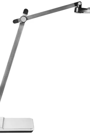 SERPENS - Bureaulamp LED - Zilver - Synthetisch materiaal Beste Prijs