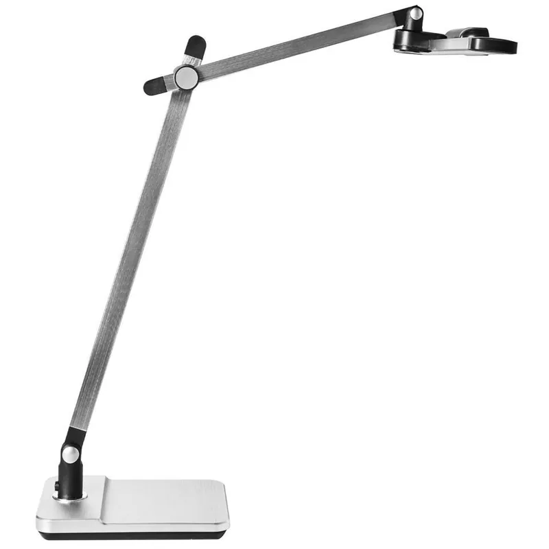 SERPENS - Bureaulamp LED - Zilver - Synthetisch materiaal Beste Prijs