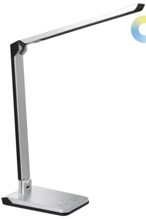 Rechtstreeks Van De Fabrikant PICTOR - Bureaulamp LED - Zilver - Synthetisch materiaal