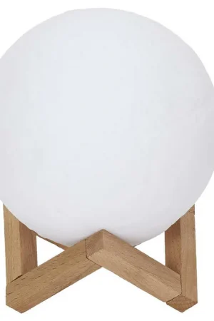 Hoge Kwaliteit Home Deco Factory Maanlamp - met houder - 3D - touch - oplaadbaar