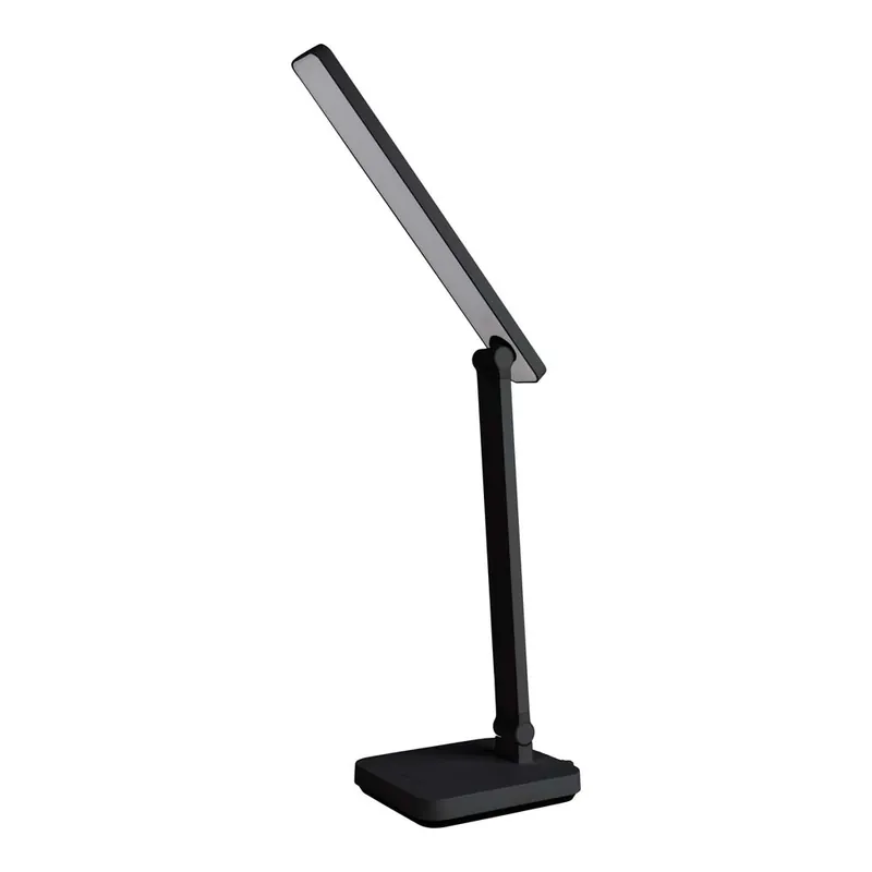 LED tafellamp, dimbaar, USB, zwart, CCT, H 38 cm Flitsaanbieding