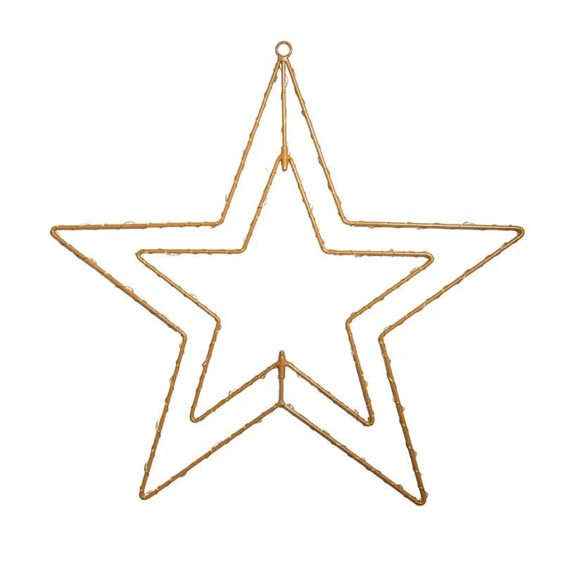 LED adventsster, voordeur, goud, ster, D 40 cm Bestseller