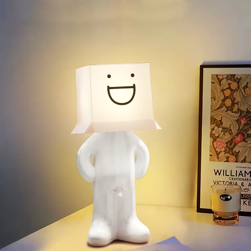 Populair CartoonGlow - USB-aangedreven Cartoon Tafellamp met LED Licht en Drukknopbediening