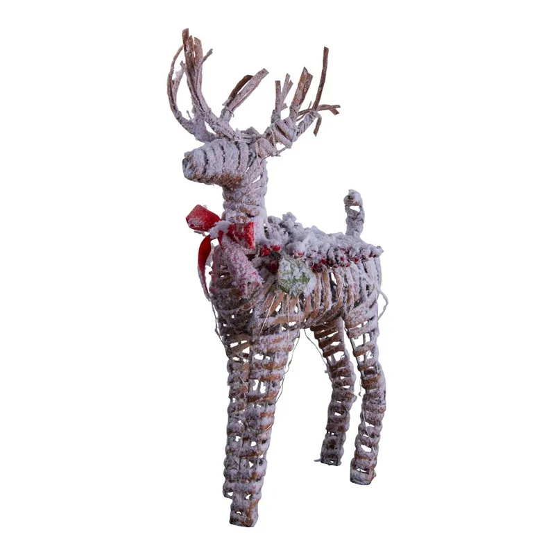 Express Levering LED kerst rendier, decoratief figuur, naturel, h 40 cm