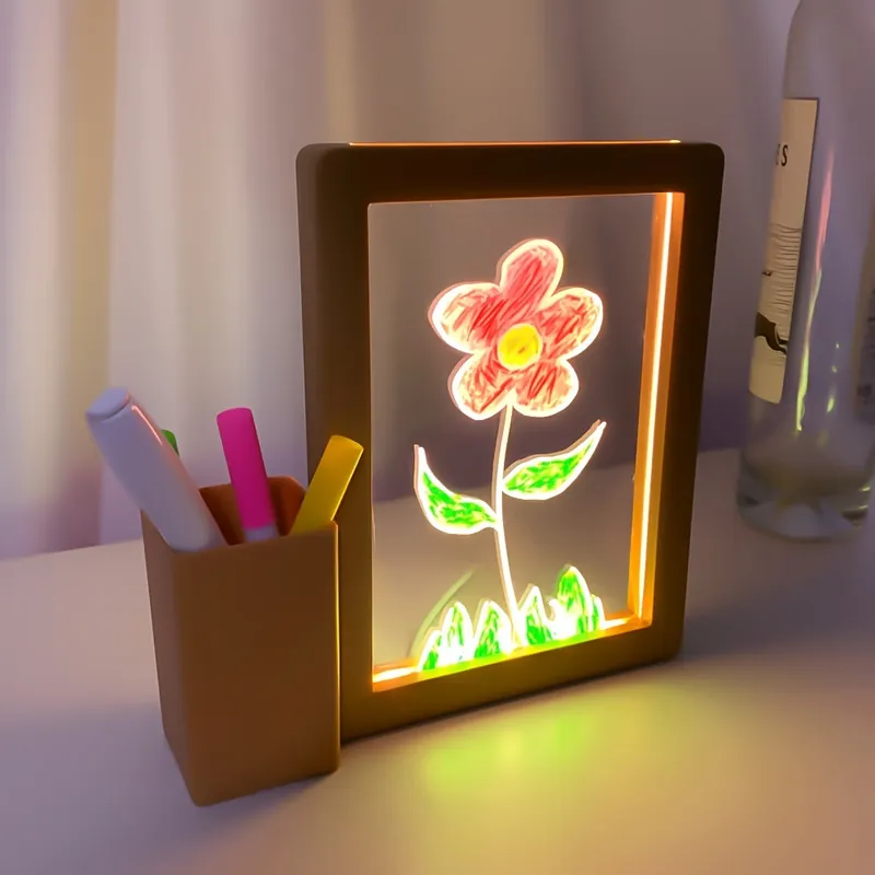 GlowBoard - USB Herschrijfbaar Nachtlampje Express Levering