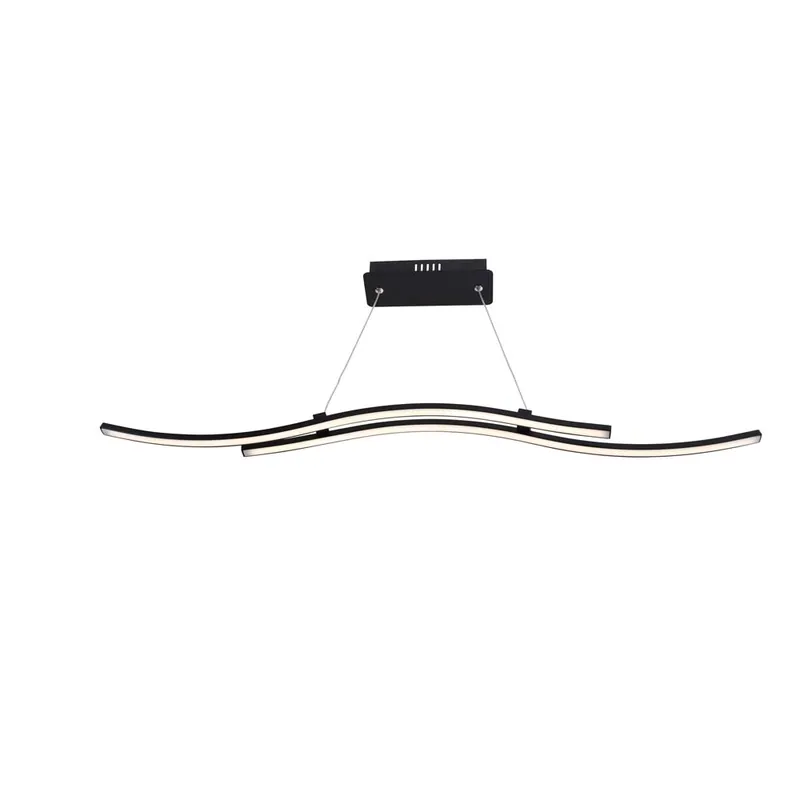 LED hanglamp, metaal, zwart, L 96 cm Rechtstreeks Van De Fabrikant