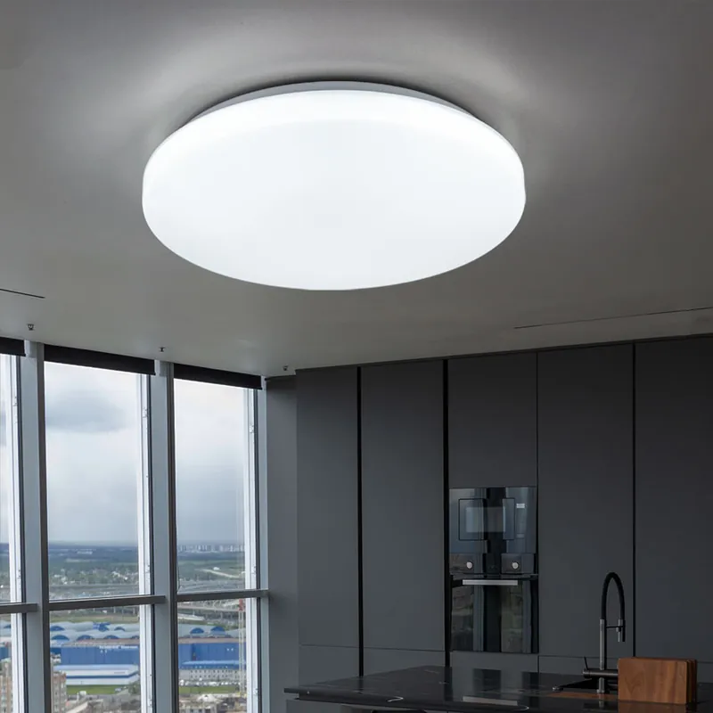 Shop Nu LED plafondlamp, wit, stralingshoek 120°, D 35 cm