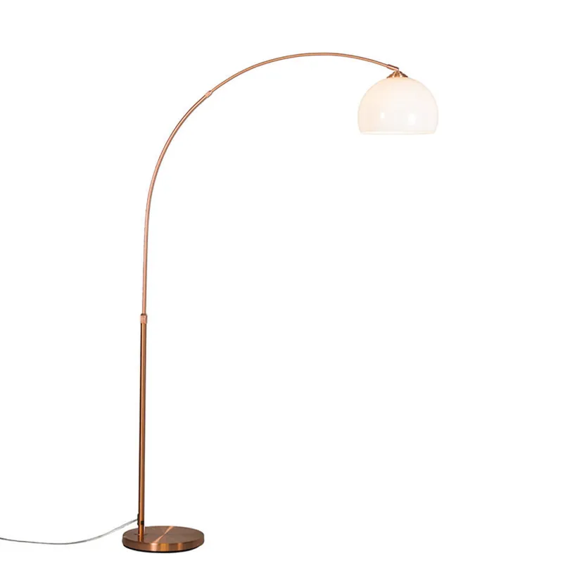 Qazqa booglamp arc-basic koperkleurig e27 Direct Verzonden