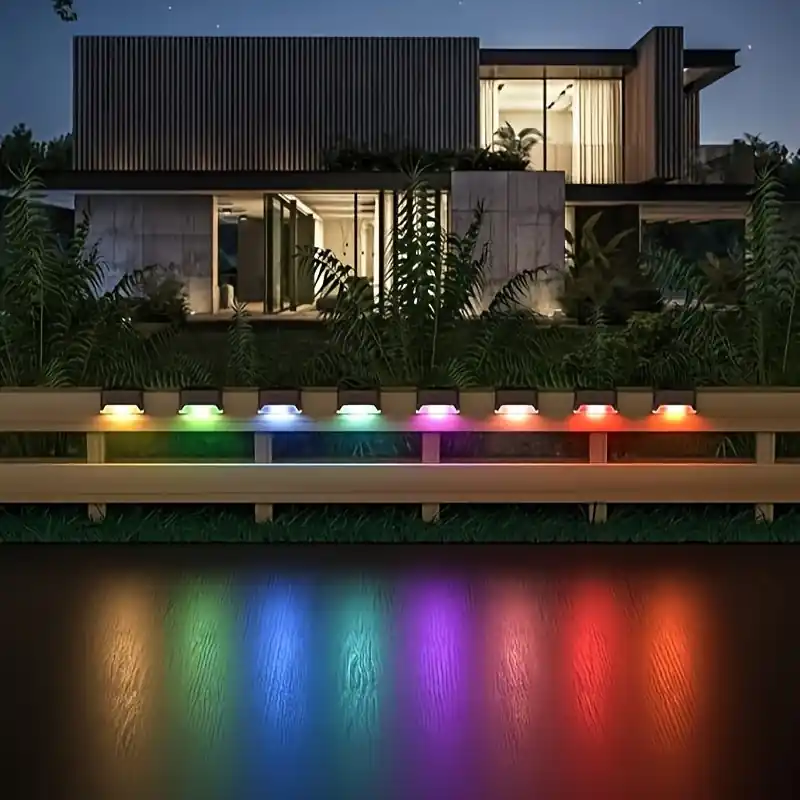SolarFence - Zonne-Hekverlichting voor Buiten (Set van 6/7/10) Hoge Kwaliteit