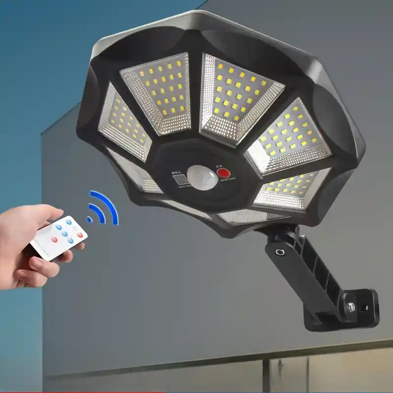 SolarSecure - 168 LED Straatlamp met Bewegingssensor en Afstandsbediening Alleen Vandaag