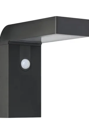 Actieprijs EGLO Baracconi Wandlamp - solar - LED - 9 cm - Zwart