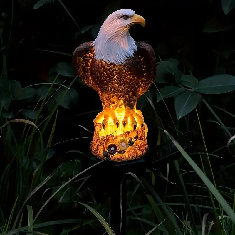 Korting SolarGlow - Decoratieve Adelaar Zonne-Tuinlamp, Heldere LED voor Patio & Gazon