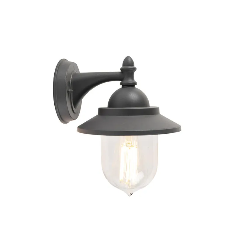Favoriet Qazqa wandlamp oxford grijs e27