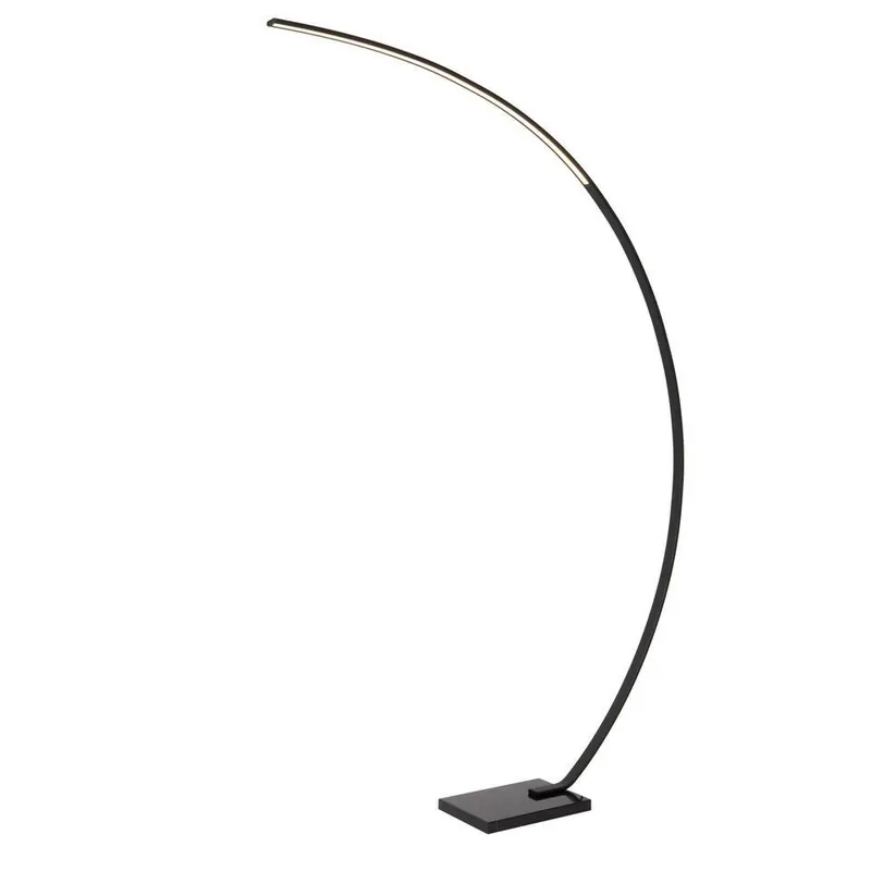 Snelle Levering Lucide CURVE Booglamp - Zwart