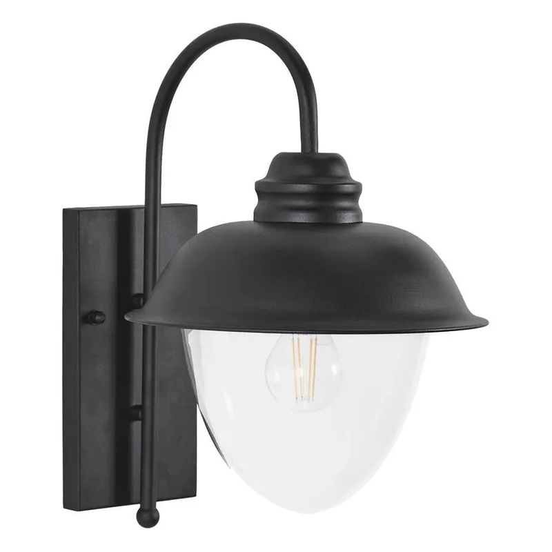 Superprijs BANKA - Tuin wandlamp - Matzwart - Metaal