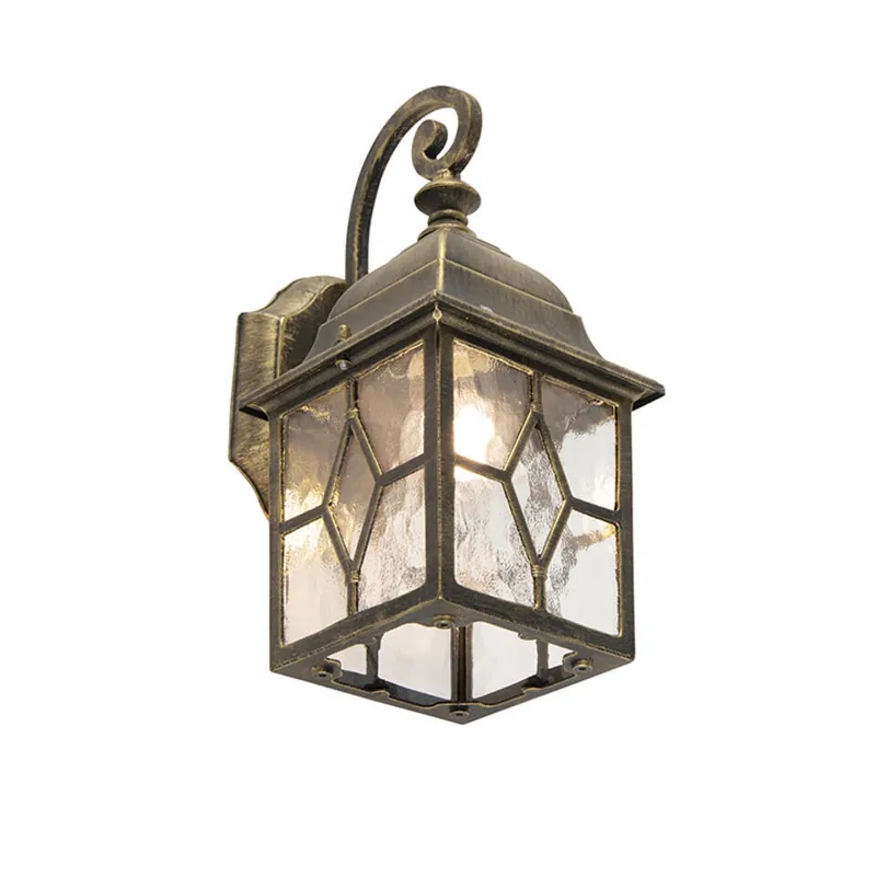 Qazqa wandlamp london bronskleurig e27 Lage Kosten