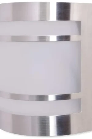 Betrouwbaar vidaXL - Buitenlamp - Zilver - Roestvrij staal