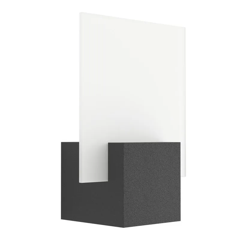 EGLO Adamello Wandlamp - LED - 20 cm - Zwart Gereduceerde Prijs
